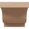 Ekena Millwork 7"W x 7"D x 7"H Wide Newport Rough Cedar Woodgrain TimberThane Corbel, Primed Tan CORUR07X07X07NEWRCPR - alternate 5